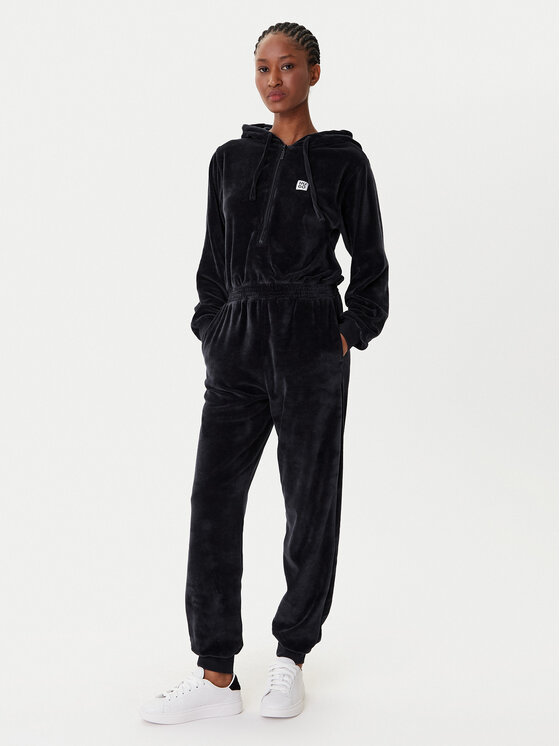 HUGO HUGO Jumpsuit Velvet 50549807 Schwarz Regular Fit