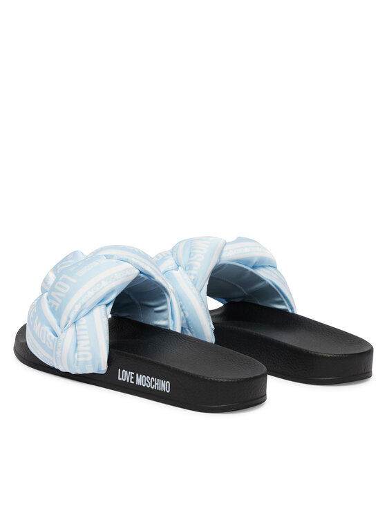 LOVE MOSCHINO LOVE MOSCHINO Шльопанці JA28312G0OIW370A Світло-синій