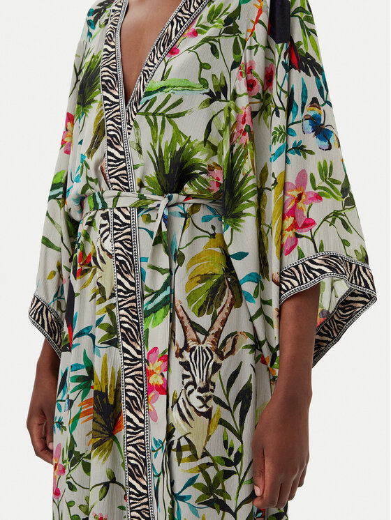 LOLA CASADEMUNT LOLA CASADEMUNT Kimono LS2516046 Grün Relaxed Fit