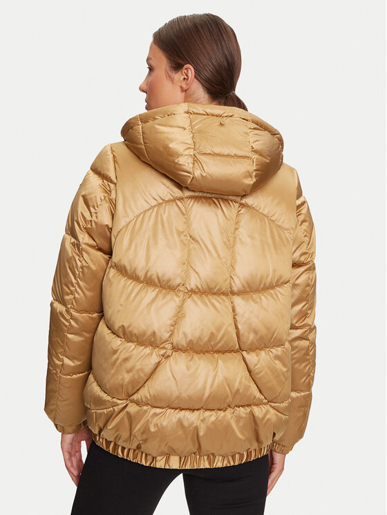 Geox Geox Зимно яке Backsie W4628S T2843 F5233 Бежов Regular Fit