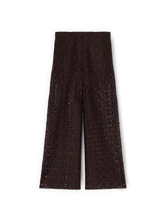 Motivi Motivi Pantaloni di tessuto P02UQ004664N0V2 Marrone Over Fit