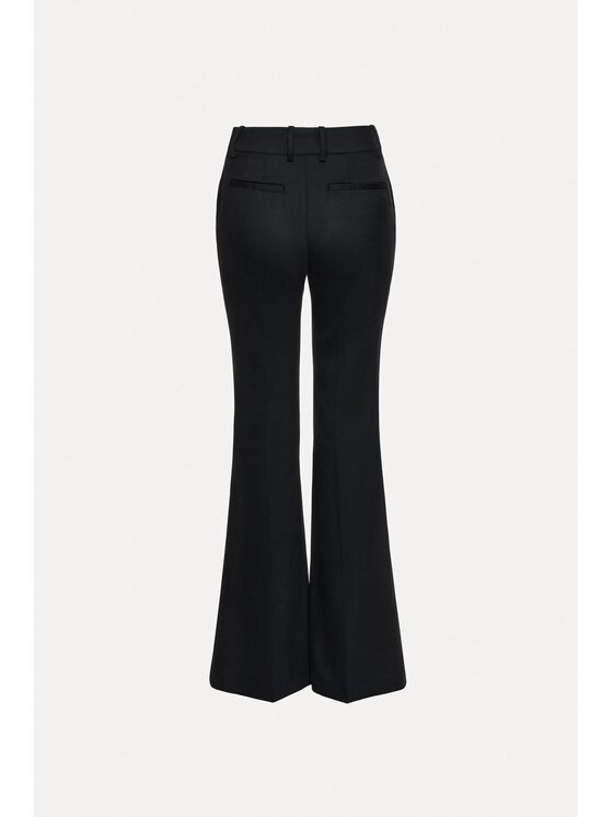 La Mania La Mania Společenské kalhoty EDO Černá Basic Fit