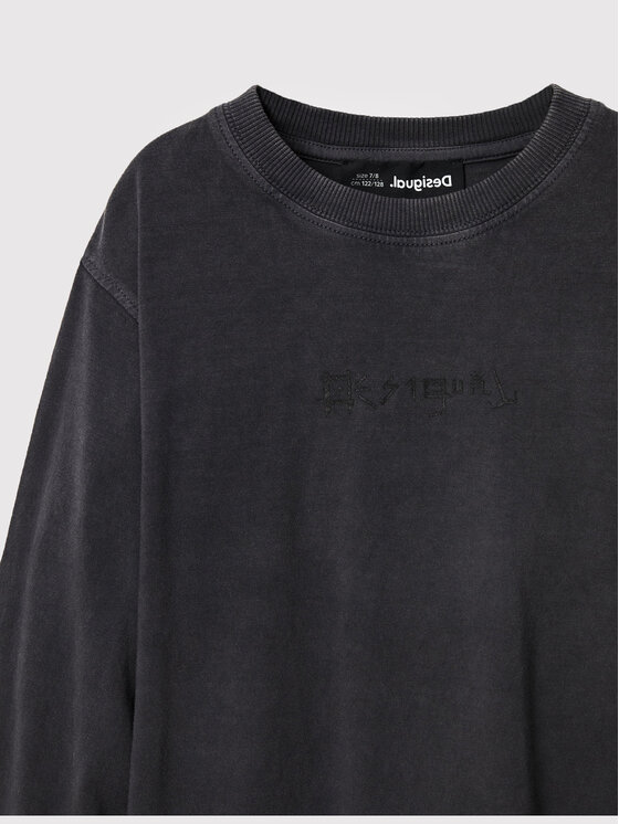 Desigual Desigual Bluza Sergio 22WBTK13 Siva Regular Fit