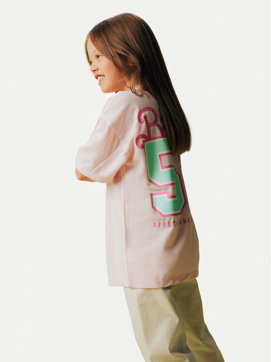 NAME IT NAME IT Tričko Barbie 13243113 Ružová Relaxed Fit