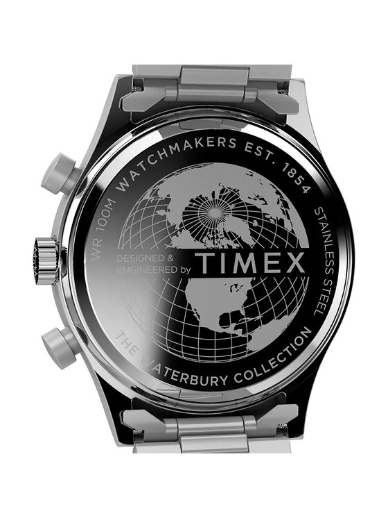 Timex Timex Zegarek TW2W47800 Srebrny