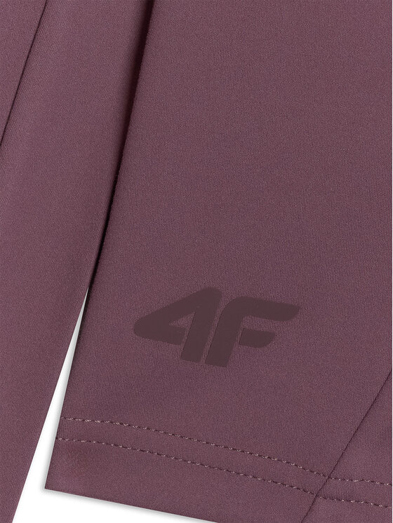 4F 4F Bluza MULTI ACTIVE Brązowy Slim Fit