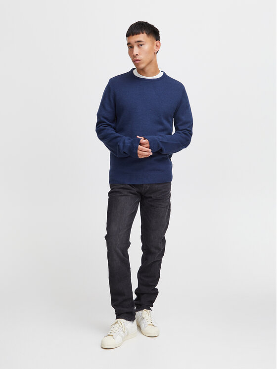 Blend Blend Светр 20716086 Cиній Regular Fit