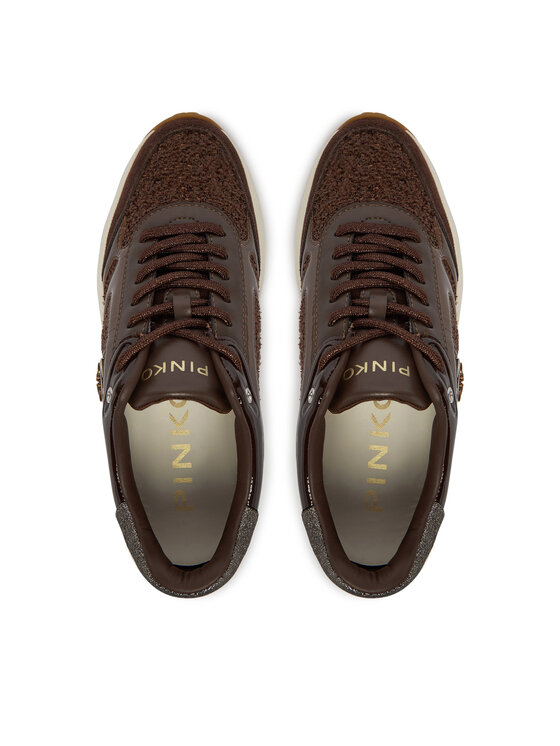 PINKO PINKO Sneakersy Nataly 02 SS0197P155 Tmavě hnědá