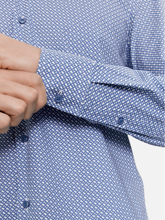 BOSS Boss Košulja H-Hank-Kent-C1-214 50478620 Plava Slim Fit