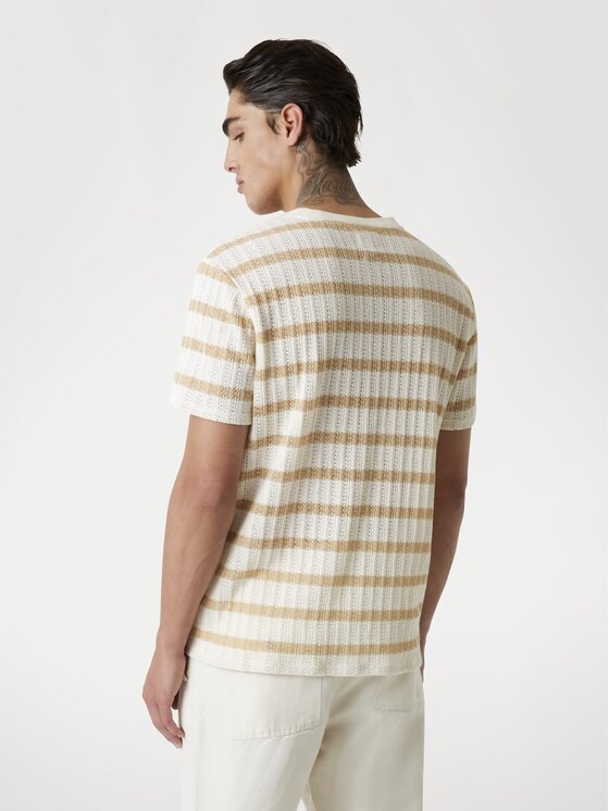 Guess Guess T-Shirt 176369 Beżowy Classic Fit