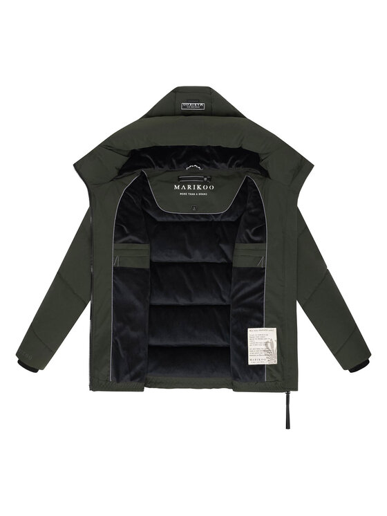 Marikoo Marikoo Kurtka zimowa Kuscheltatze Zielony Regular Fit