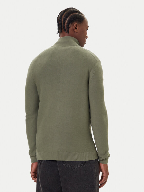 Mustang Mustang Cardigan Escondido 1016847 Verde Regular Fit