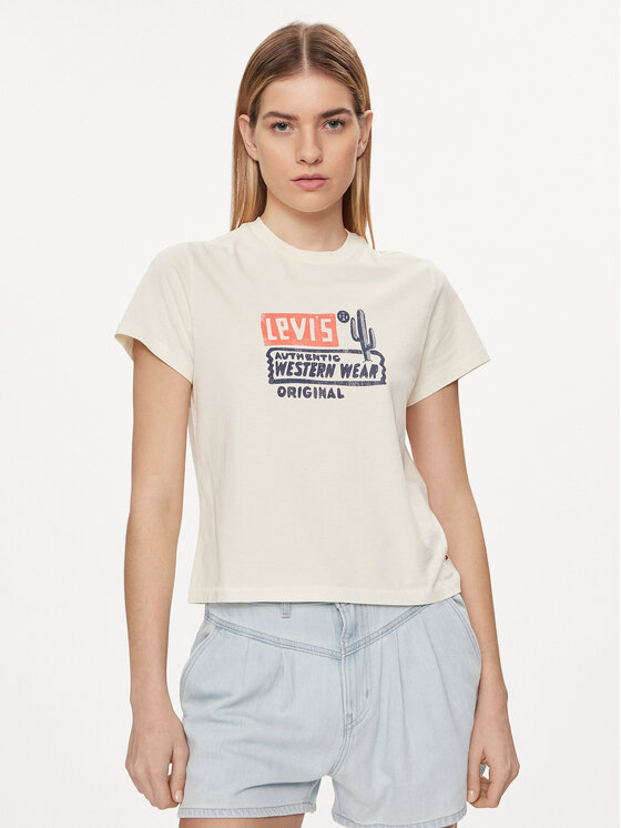 Levi's® Majica Graphic Classic A2226-0071 Bela Regular Fit