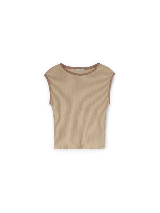 Motivi Motivi T-Shirt G291W103449N002 Écru Regular Fit