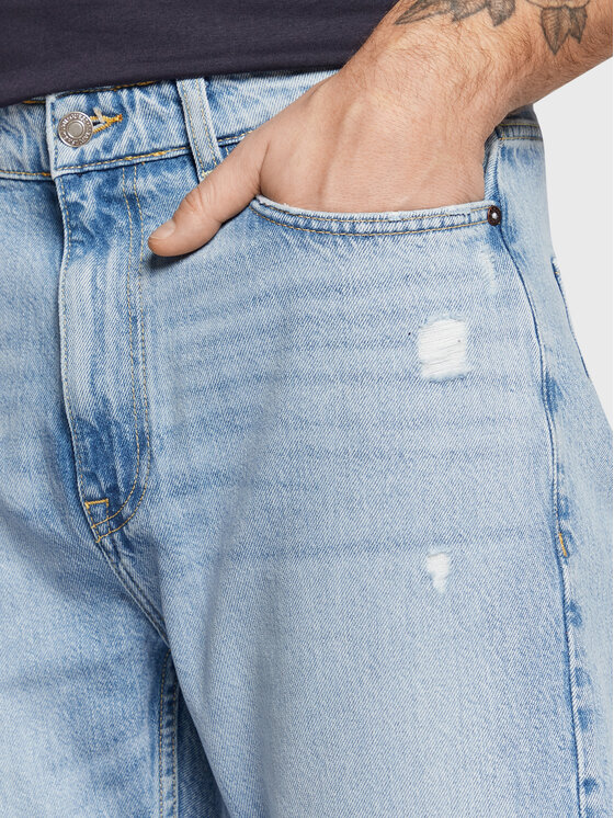 Guess Guess Дънки James M3RA14 D4T9B Син Relaxed Fit