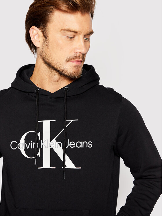 Calvin Klein Jeans Calvin Klein Jeans Mikina J30J320934 Černá Regular Fit