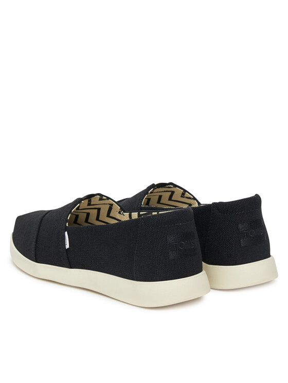 Toms Toms Туфлі Alpargata Plus 10021574 Чорний