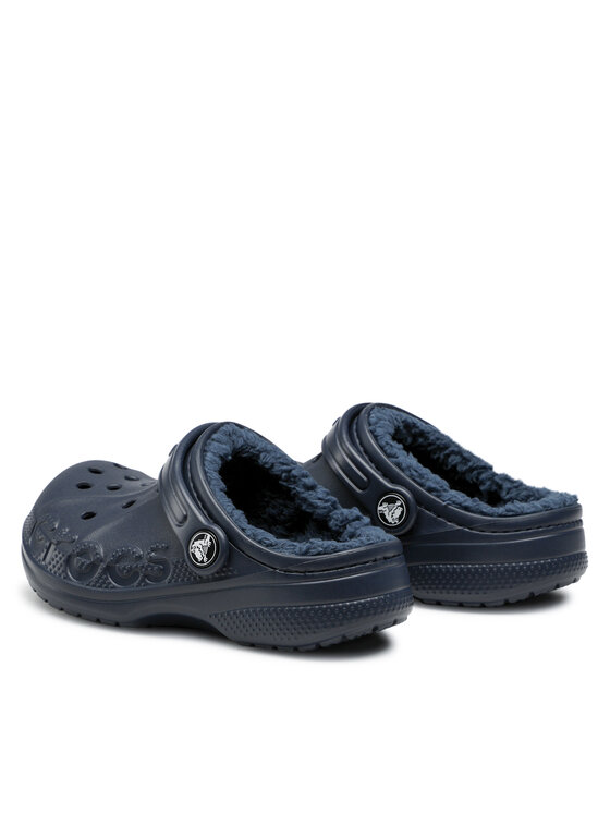 Crocs Crocs Klapki Baya Lined Clog K 207500-463 Granatowy