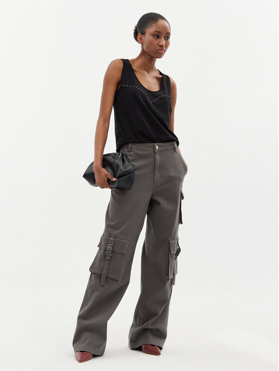 PINKO Pinko Marškinėliai Duplicity 103729 A1XR Juoda Regular Fit