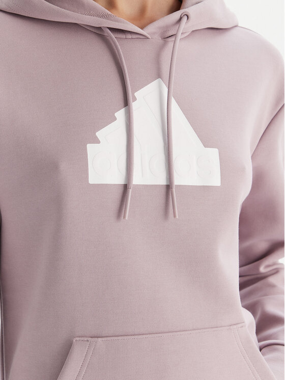 adidas adidas Світшот Future Icons Badge of Sport IS3641 Фіолетовий Regular Fit