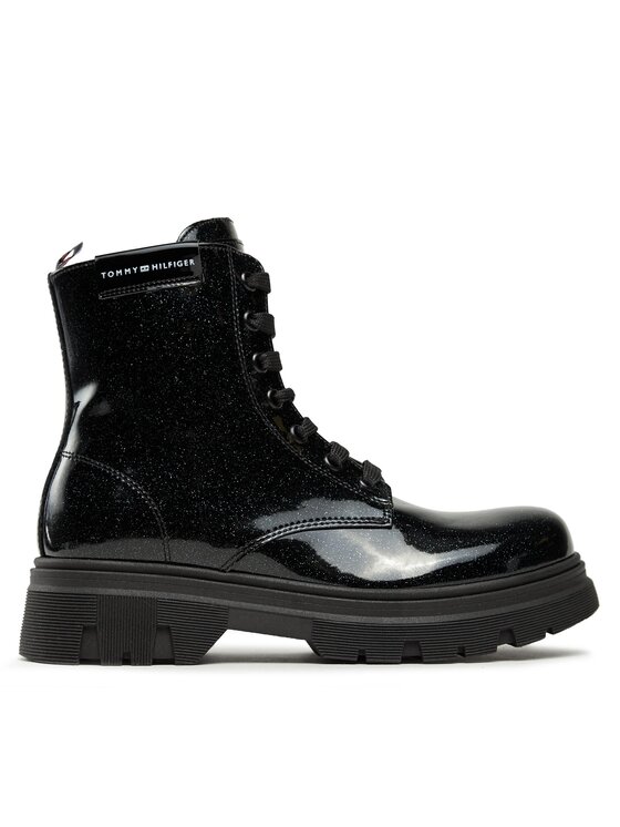 Tommy Hilfiger Tommy Hilfiger Μπότες T4A5-33041-1237999 S Μαύρο
