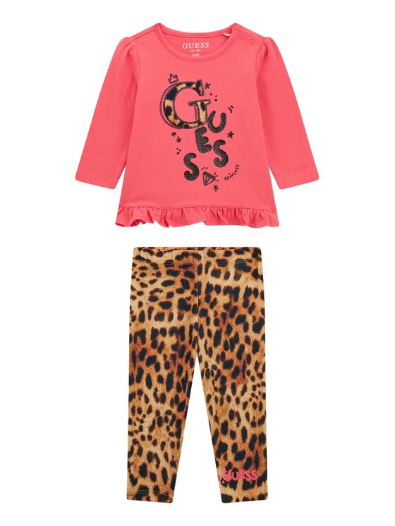 Guess Guess Completo T-shirt e leggings COMPLETO Rosa Regular Fit
