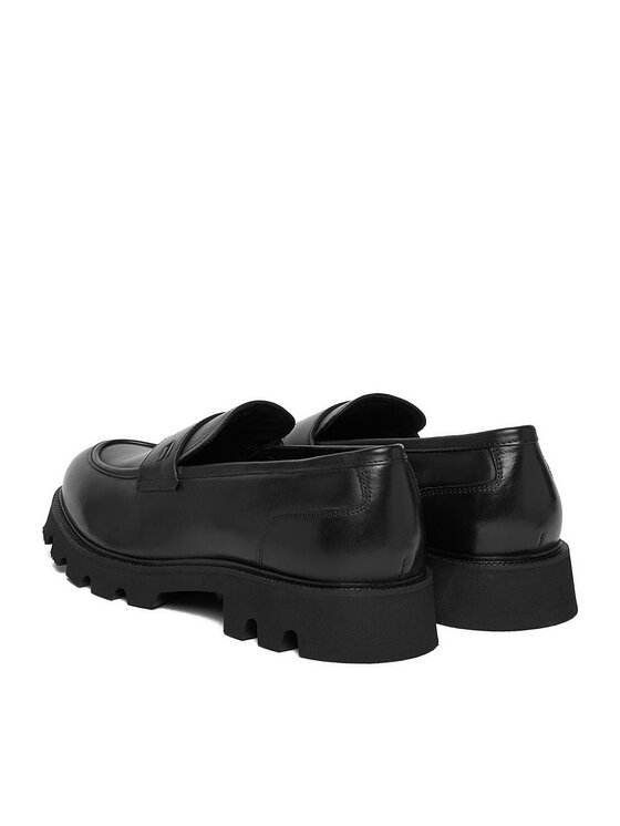 G-Star Raw G-Star Raw Loafersy EO-ROWHIDE-01 MI08 Czarny