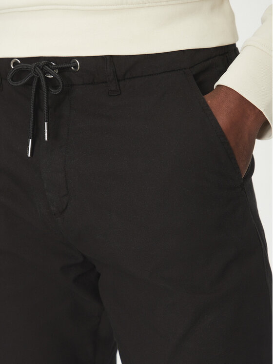 Guess Guess Pantaloni din material M5RB51 WGXW1 Negru Regular Fit