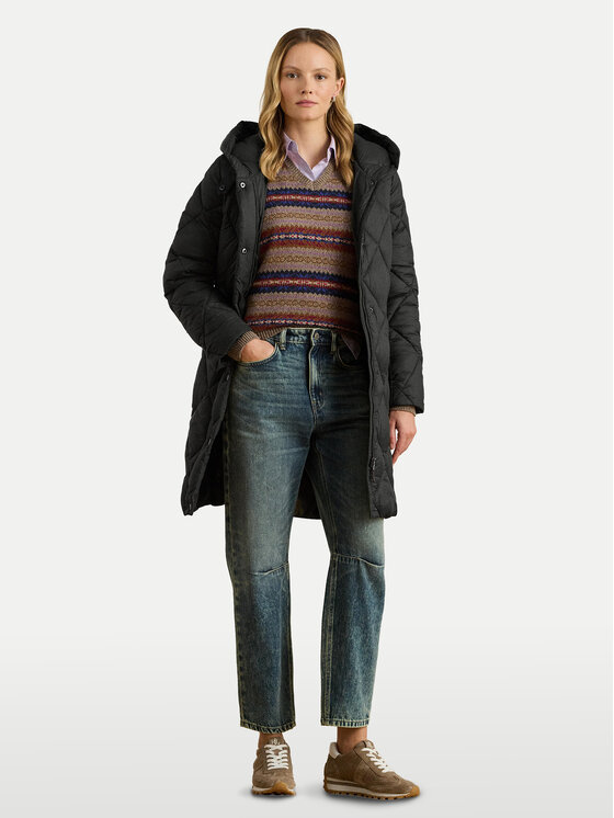 LAUREN RALPH LAUREN LAUREN RALPH LAUREN Pehelykabát 297P04087001 Fekete Regular Fit