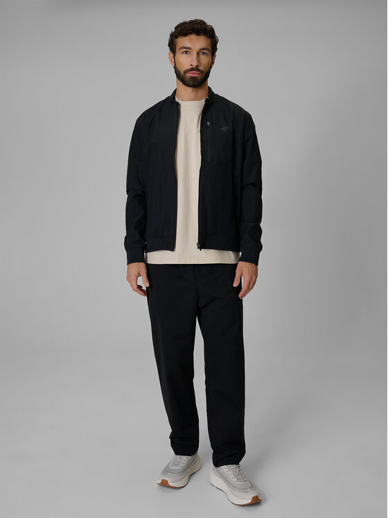 4F 4F Kurtka przejściowa CITY JACKETS Czarny Regular Fit