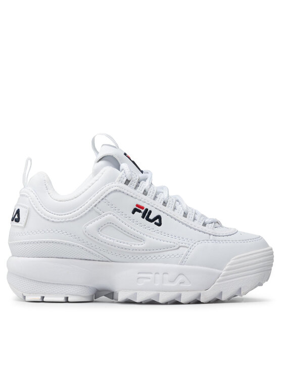 Fila Snīkeri Disruptor Kids 1010567.1FG Balts