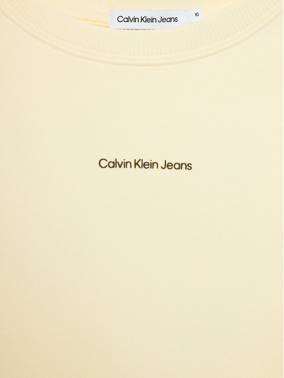 Calvin Klein Jeans Calvin Klein Jeans Bluza Monogram IB0IB02258 Beżowy Regular Fit