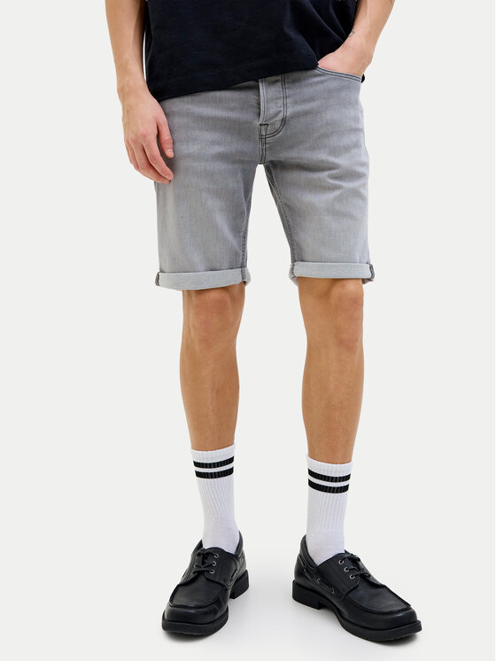 Jack & Jones Jack & Jones Kratke traperice Rick 12269502 Siva Regular Fit