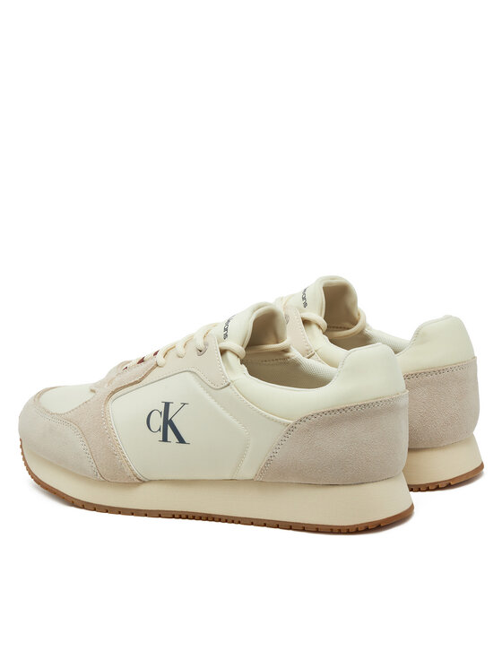 Calvin Klein Jeans Calvin Klein Jeans Sneakersy Retro Sock Runner Mg YM0YM01152 Beżowy