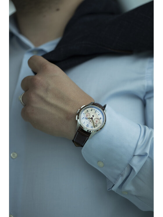 Aviator Aviator Orologio V.4.40.0.351.4 PL Marrone