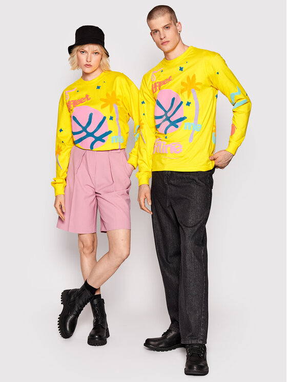 Longsleeve Unisex Meet Me Offline 398000330 Giallo...