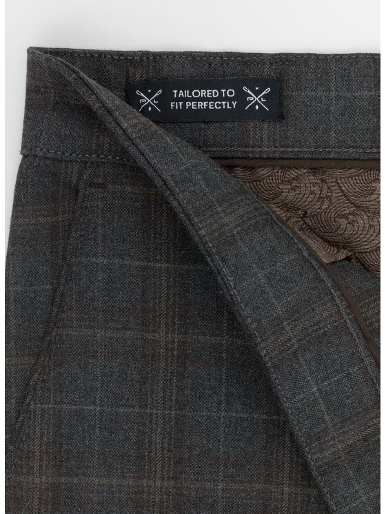 Pako Lorente Pako Lorente Spodnie materiałowe P21WF-WX-008 Szary Slim Fit