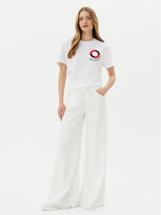 EA7 Emporio Armani EA7 Emporio Armani T-shirt 7W000491 AF12957 U0002 Bianco Regular Fit