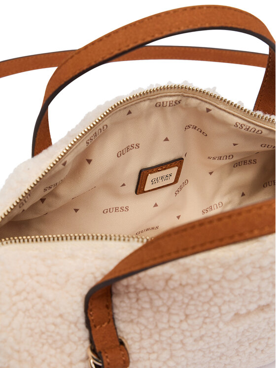 Guess Guess Geantă Taylor Mini HWWS23 25760 Crem