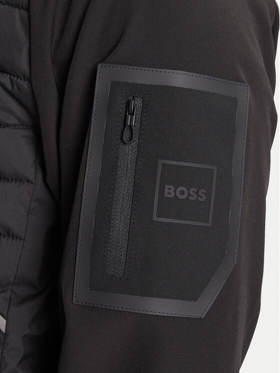 BOSS BOSS Преходно яке J_Urbanex Hybrid HD 50541032 Черен Regular Fit