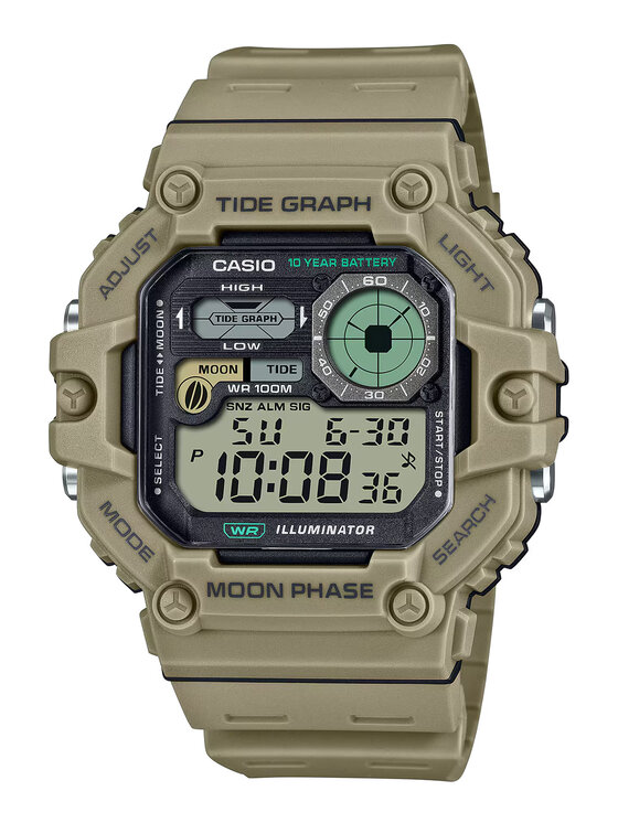 Casio Casio Ρολόι WS-1700H-5AVEF Πράσινο