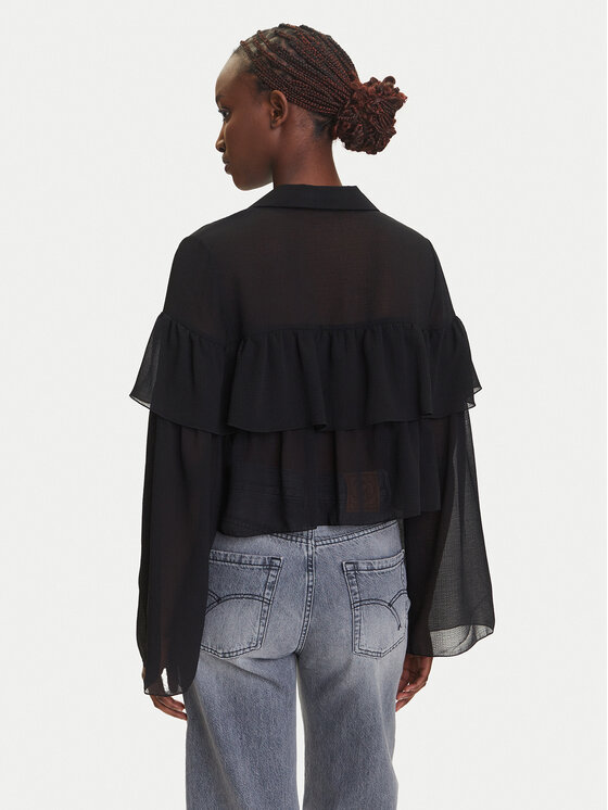 ONLY ONLY Bluză Suzzi 15360661 Negru Regular Fit