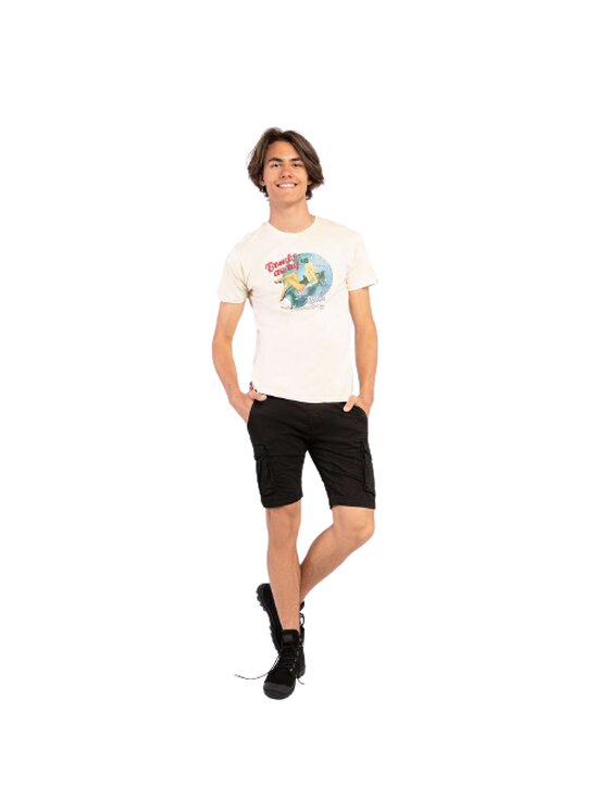 Szorty materiałowe, rozmiar XXL, Czarne, Cotton Twill Jogger Short 106251-03