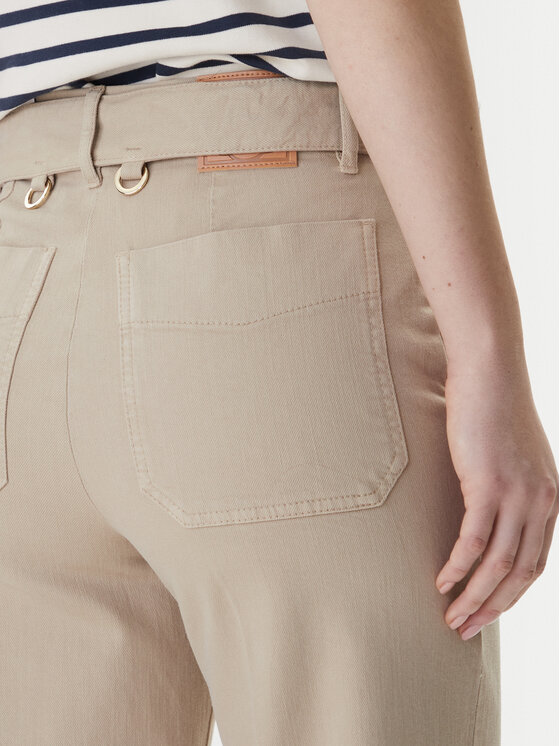 Marella Marella Auduma bikses Nicchia 2613131074 Bēšs Regular Fit