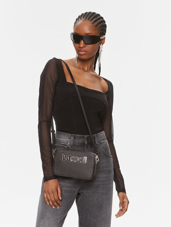 Just Cavalli Just Cavalli Ročna torba 74RB4B82 Črna