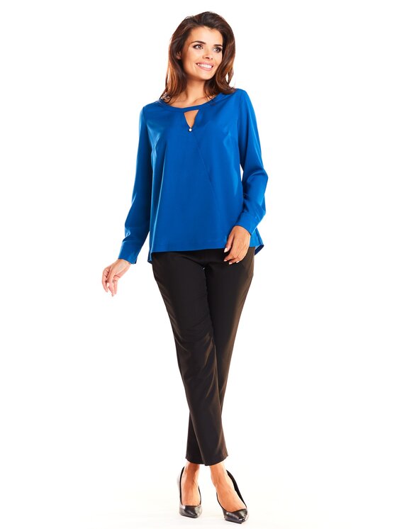Awama Awama Košeľa A251 Modrá Basic Fit