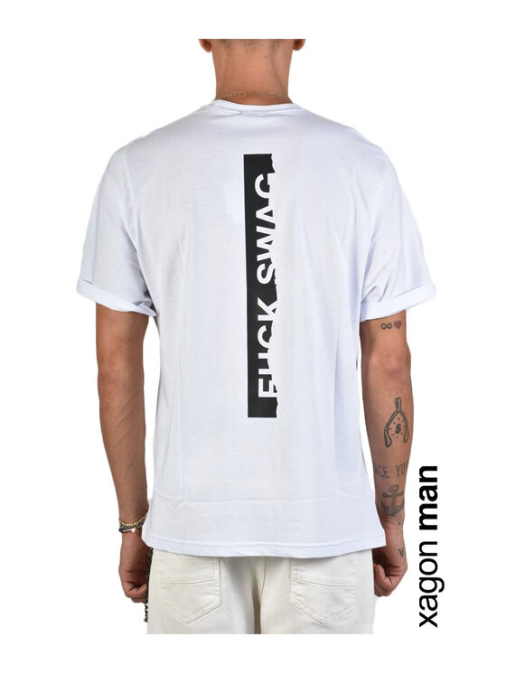 Xagon Xagon T-shirt A20082J30064 Bianco Regular Fit