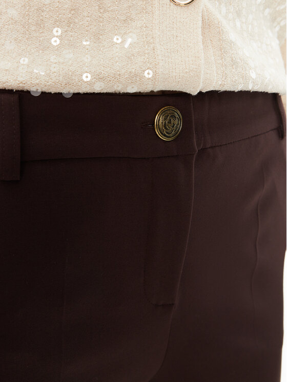 Marella Marella Pantaloni di tessuto Aletta 2523786014 Marrone Regular Fit