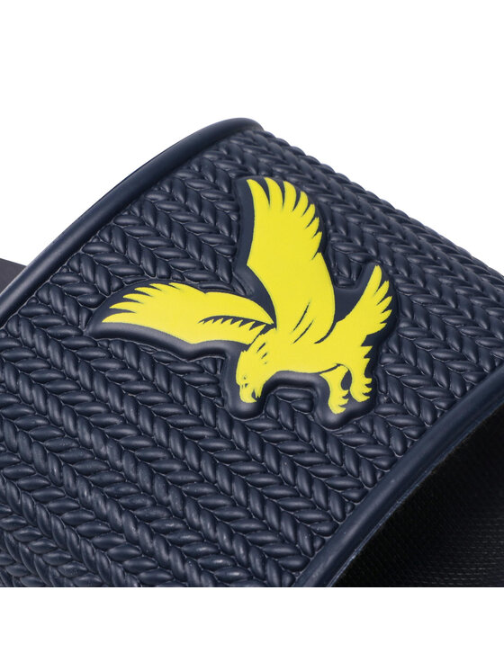 Lyle and scott hot sale sliders navy