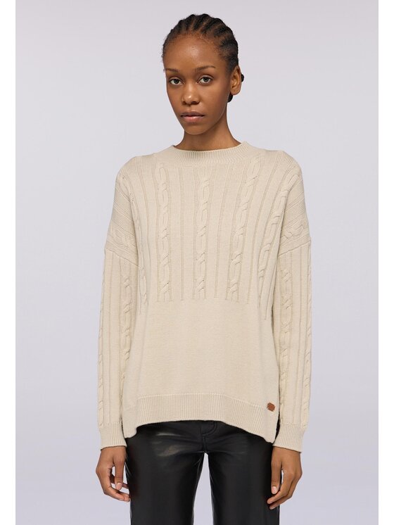 Trussardi Trussardi Cardigan M7396001129N002 Beige Regular Fit